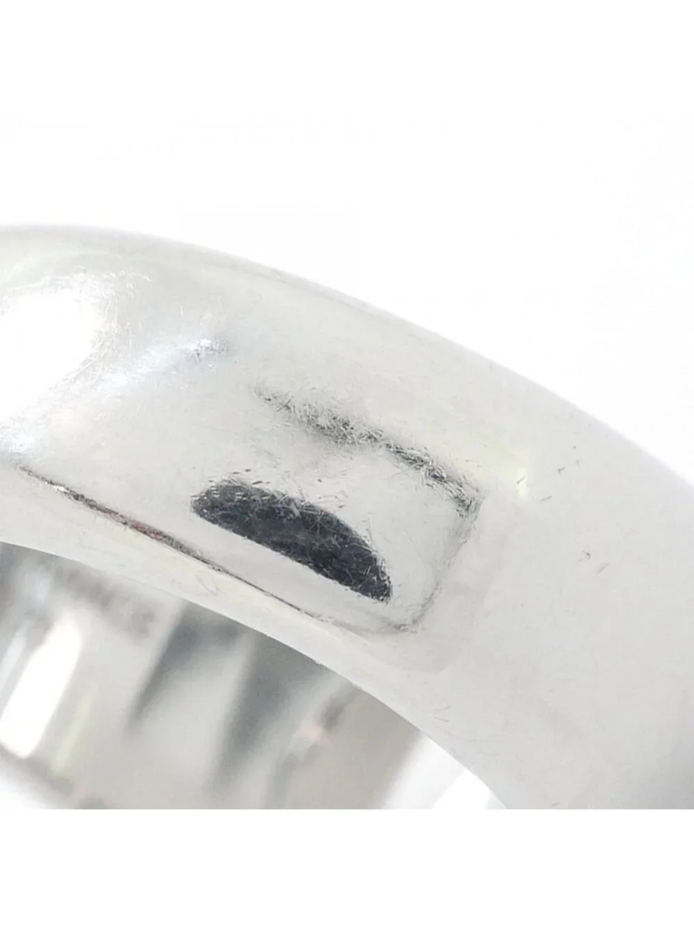 Hermes Ring Cal Zel Metal Silver Black